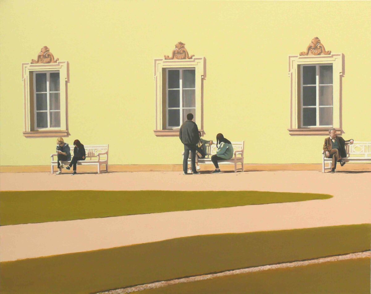 Jak dawniej,65x81 cm, akryl, 2020