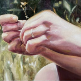Anastasia Dzupina bez tytułu 50x60 rece cm