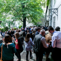 Otwarcie Galerii Dystans - dziedziniec Otwarcie Galerii Dystans - dziedziniec