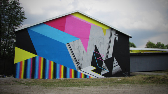 Mural "W jak Wieliczka" - efekt końcowy