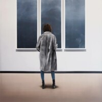 Mateusz Maliborski, Muzeum, 110x110 cm