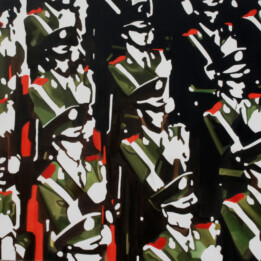 Erwin Wyjadłowski, Bez tytułu, olej na płótnie, 140x180 cm, 2017