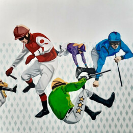 Erwin Wyjadłowski, bez tytułu, 130x150 cm, olej na płótnie, 2019