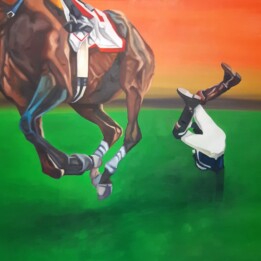 Erwin Wyjadłowski, bez tytułu, olej na płótnie, 150x170 cm, 2021