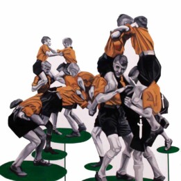 Erwin Wyjadłowski, olej na płótnie, 190x150 cm, 2018