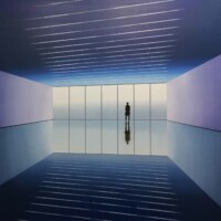 Mateusz Maliborski, CXXXIII, 110x110 cm, olej na płótnie, 2018, SPRZEDANY