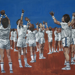 Erwin Wyjadłowski, bez tytułu, olej na płótnie, 150x170 cm, 2020