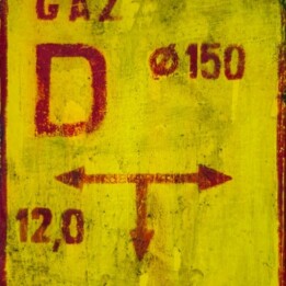 Michał Stonawski, Gaz, olej na płótnie, 20x15, cm, 2018