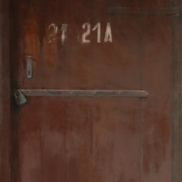 Michał Stonawski, Drzwi, olej na płótnie, 2007