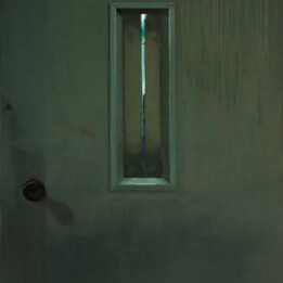 Michał Stonawski, Winda III, olej na płótnie, 190x120cm, 2008