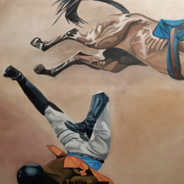 Erwin Wyjadłowski, bez tytułu, olej na płótnie, 120x130cm,
2020