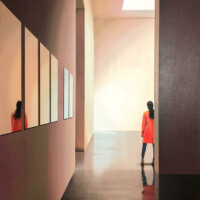 Mateusz Maliborski, Muzeum CXLIII, olej na płótnie, 110x90cm, , 2019