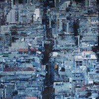 Megalopolis LXXXIII (83), 2018, 100x150, praca sprzedana