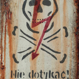 Michał Stanowski, Tabliczka, 15x25cm, olej na płótnie, 2015