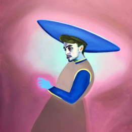 Piotr Starościc, Jestem tylko drżeniem, 160x130 cm, olej na płótnie, 2019