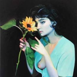 Piotr Starościc, bez tytułu, olej na płótnie, 130x100 cm, 2019