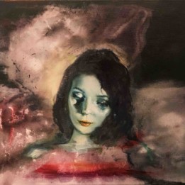 Piotr Starościc, bez tytułu, olej na płótnie, 45x55cm, 2022