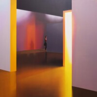 Mateusz Maliborski, Muzeum CXXVII, 120x120 cm, olej, płótno, 2018