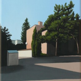 Magdalena Laskowska, Enklawa (V), 24x30 cm, akryl, 2021