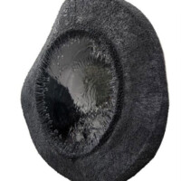 Karol Wycisk, Balans,stal, żywica, średnica 90 cm, 2019