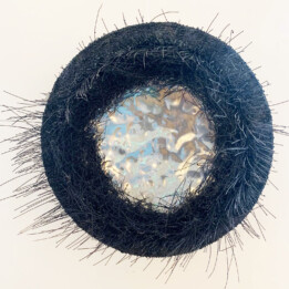 Karol Wycisk, Strach, stal, żywica epoksydowa, średnica 50 cm, 2020