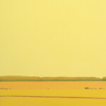 Magdalena Laskowska, Żółte rytmy, 80x 89cm, alkid, 2016