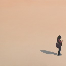 Magdalena Laskowska, Spotkania, 65x81 cm, akryl, 2020