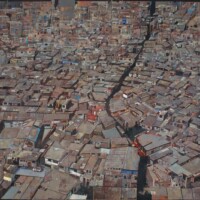 Artur Przebindowski, Megalopolis XLII, akryk na płótnie, 2012