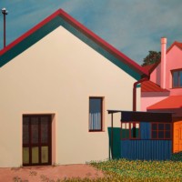 Ewelina Gumienna, bez tytułu, akryl na płótnie, 80x100cm, 2020r