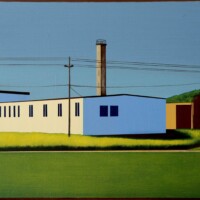 Ewelina Gumienna, bez tytułu, olej, akryl na płótnie, 40x50 cm,2018