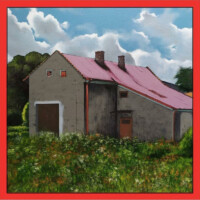 Ewelina Gumienna, bez tytułu, olej na płótnie, 40x40 cm , 2019