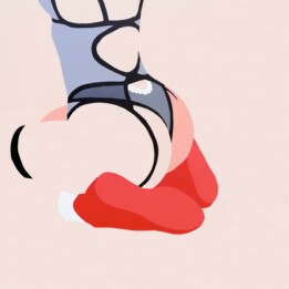 Malwina Jagóra, Bawisz się nim, akryl na płótnie, 80x80 cm, 2020