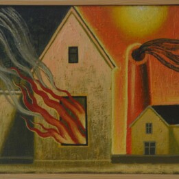 Dawid Zdobylak, Walka II, olej na płótnie, 23 x 18 cm, 2021 Walka II Dawid Zdobylak