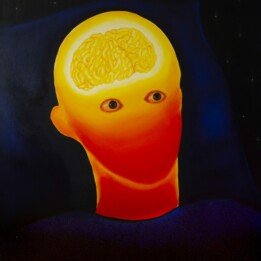 Aleksandra Bociańska, Bezsenność, olej na płótnie, 130x120cm, 2021