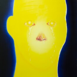 Aleksandra Bociańska, Tylko spokojnie, olej na płótnie, 120x110 cm, 2021