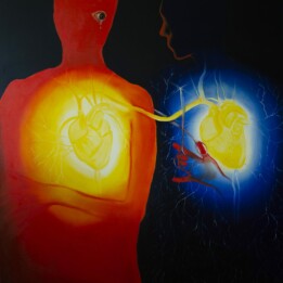 Aleksandra Bociańska, bez tytułu, olej na płótnie, 130x120cm, 2021