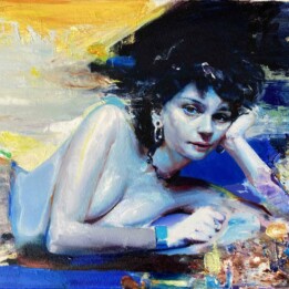 Piotr Starościc, olej na płótnie, 50x40cm, 2022